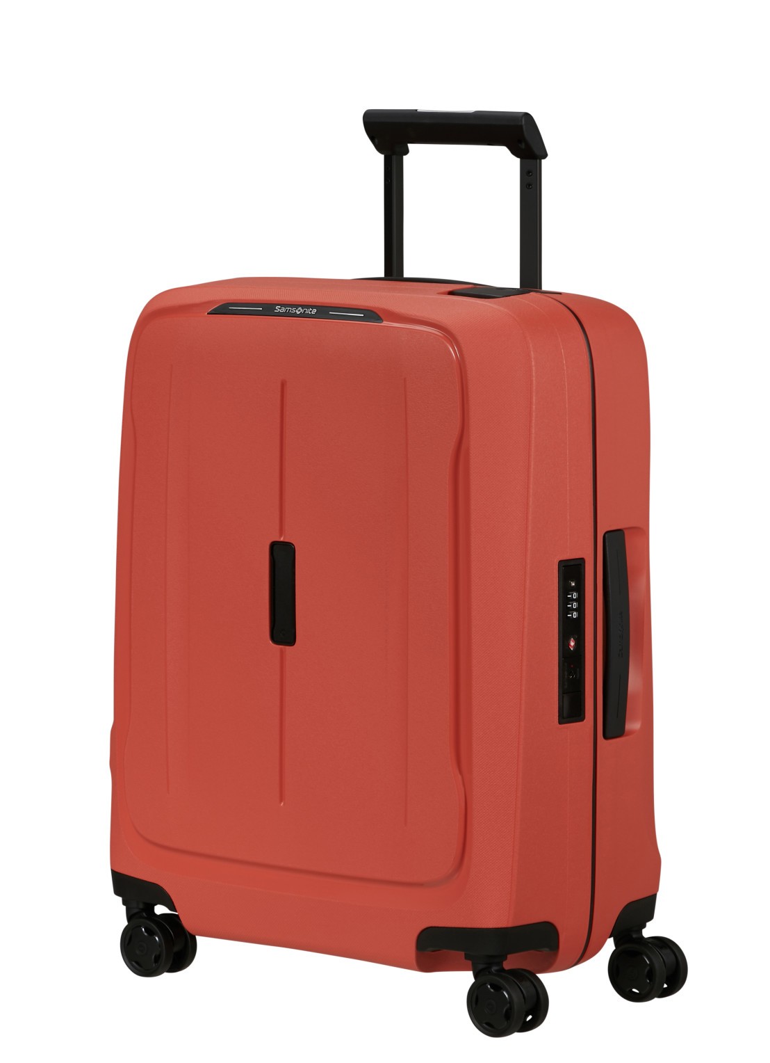 Samsonite Essens spinner 55 cm - voorkant 2 donkerbeige