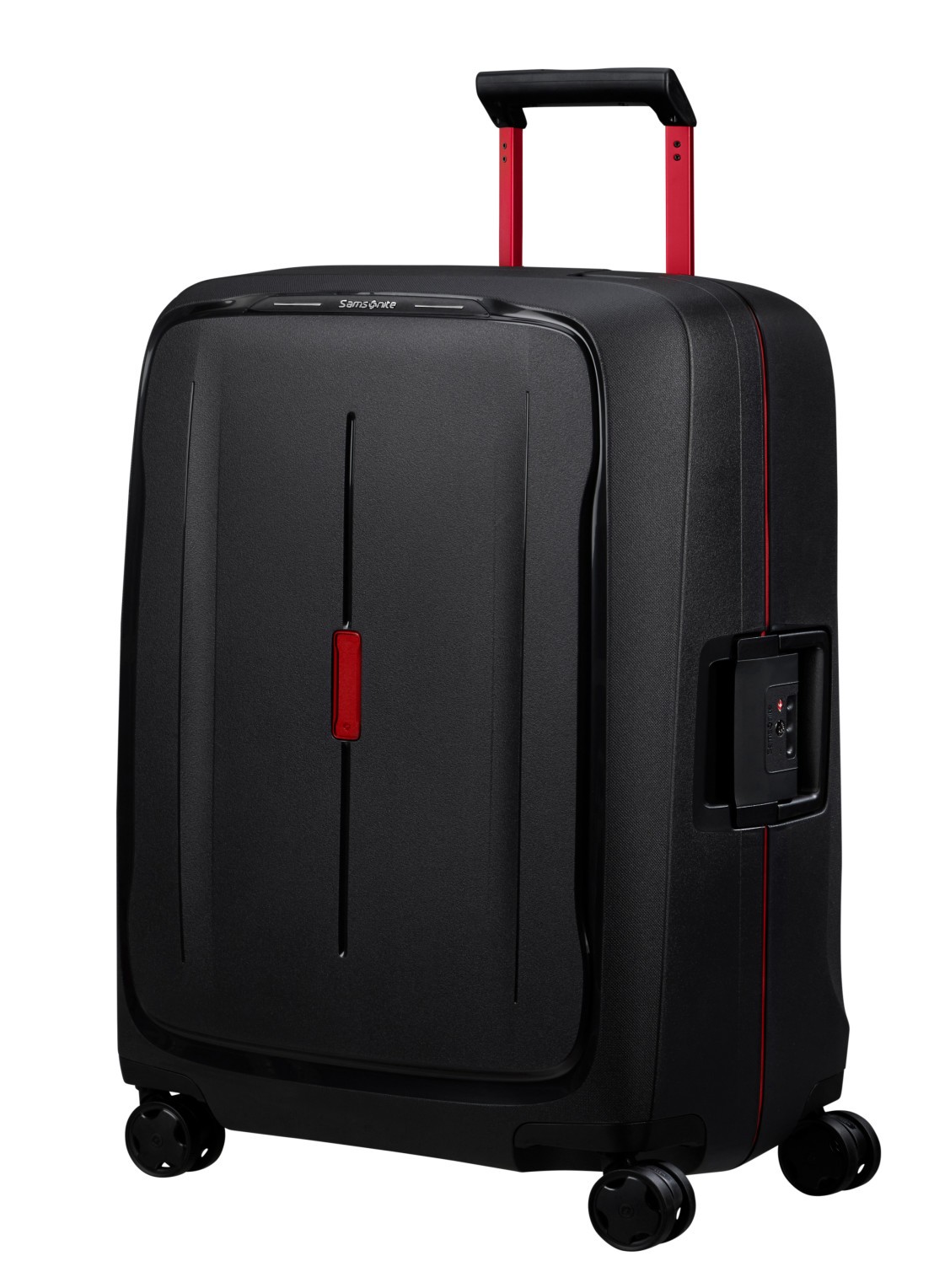 Samsonite Essens spinner 69 cm - voorkant 4 zwart