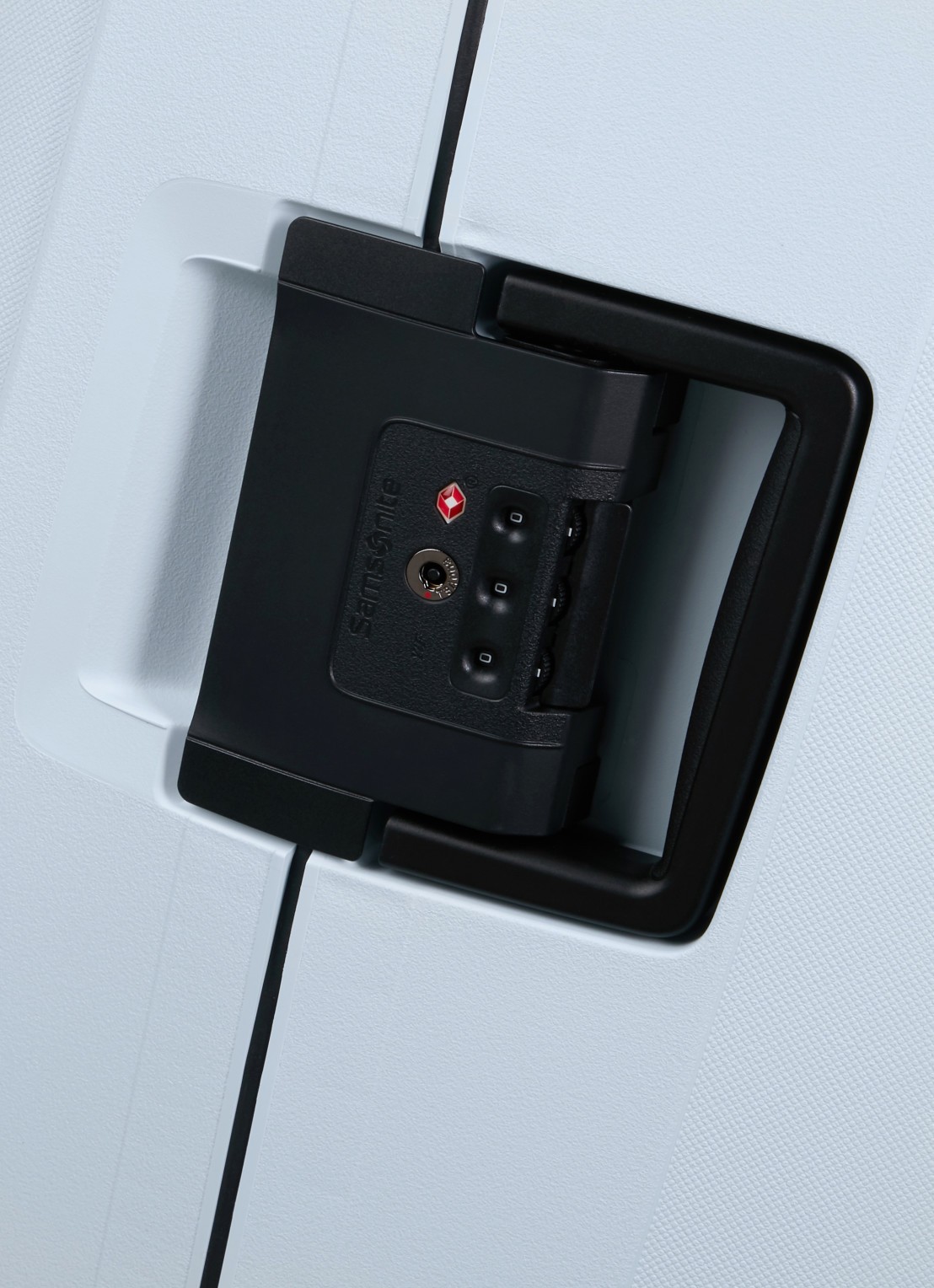 Samsonite Essens spinner 69 cm - detail 4 glacier / lichtblauw