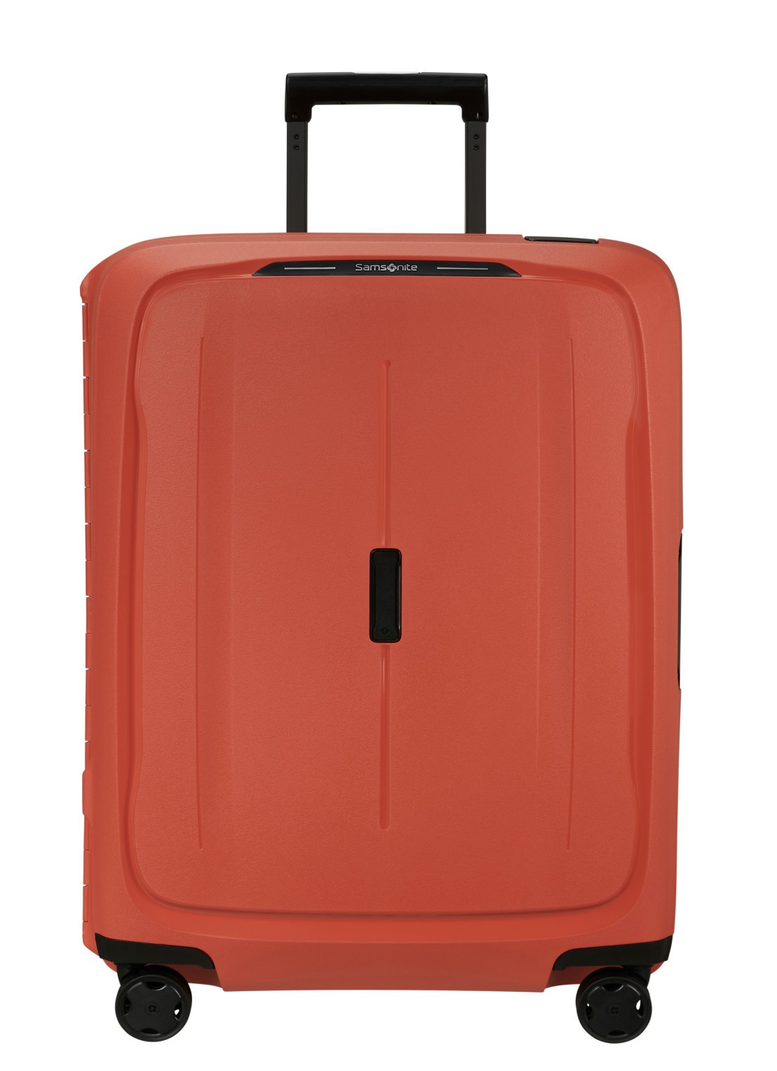 Samsonite Essens spinner 69 cm - voorkant 2 donkerbeige