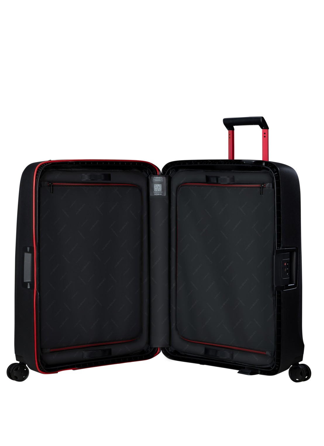 Samsonite Essens spinner 75 cm - voorkant 2 zwart
