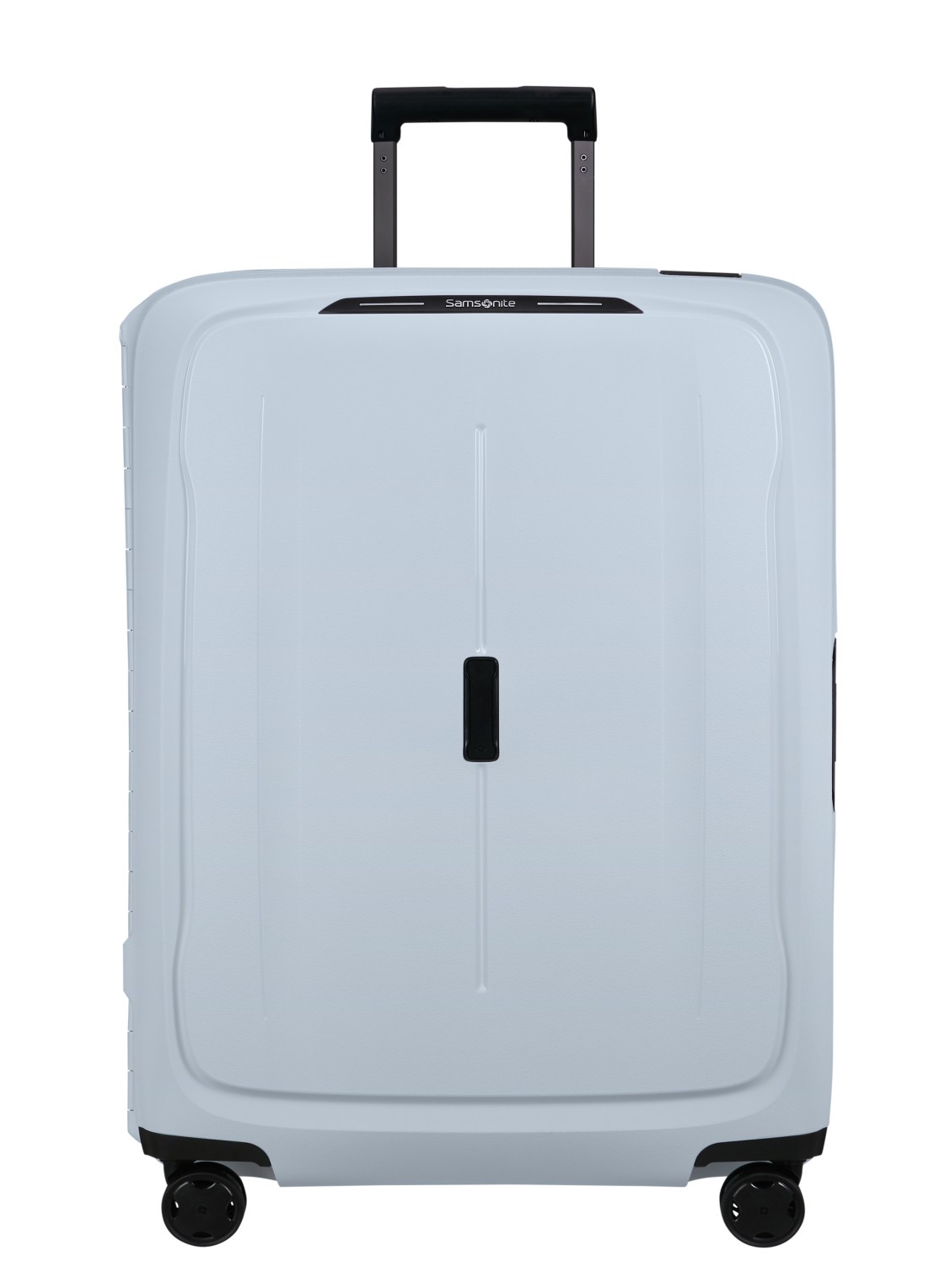 Samsonite Essens spinner 75 cm - voorkant 4 glacier / lichtblauw