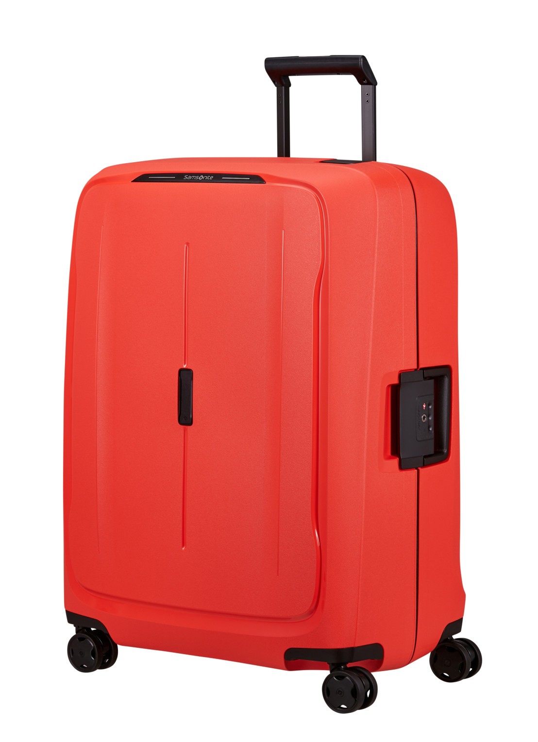 Samsonite Essens spinner 75 cm - voorkant 2 oranjerood