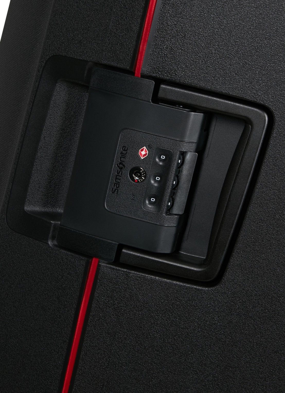Samsonite Essens spinner 80 cm - detail 3 rood