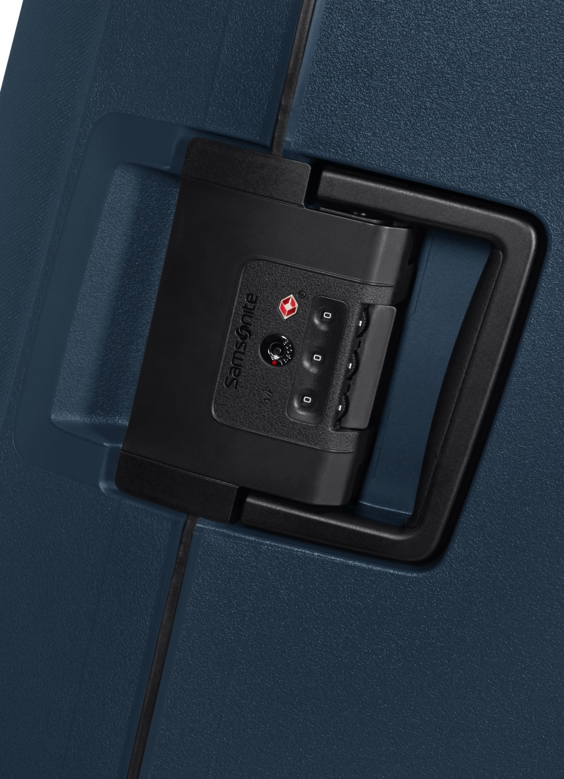 Samsonite Essens spinner 80 cm - detail 3 donkerblauw