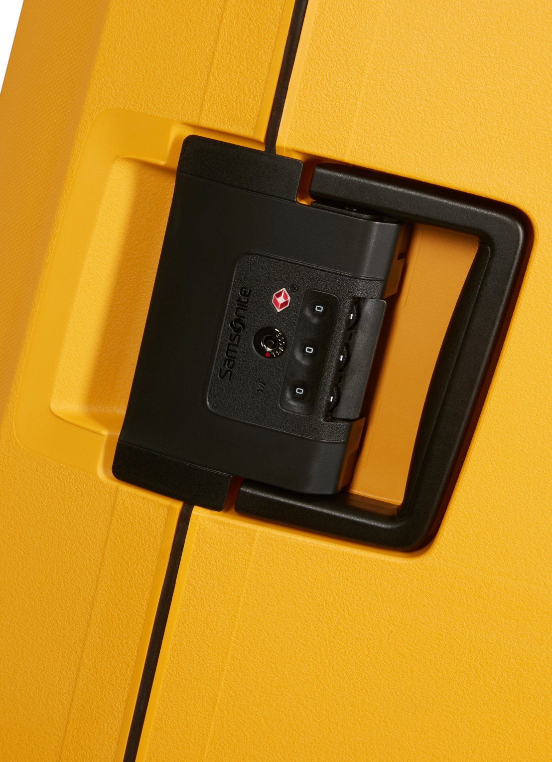 Samsonite Essens spinner 80 cm - detail geel
