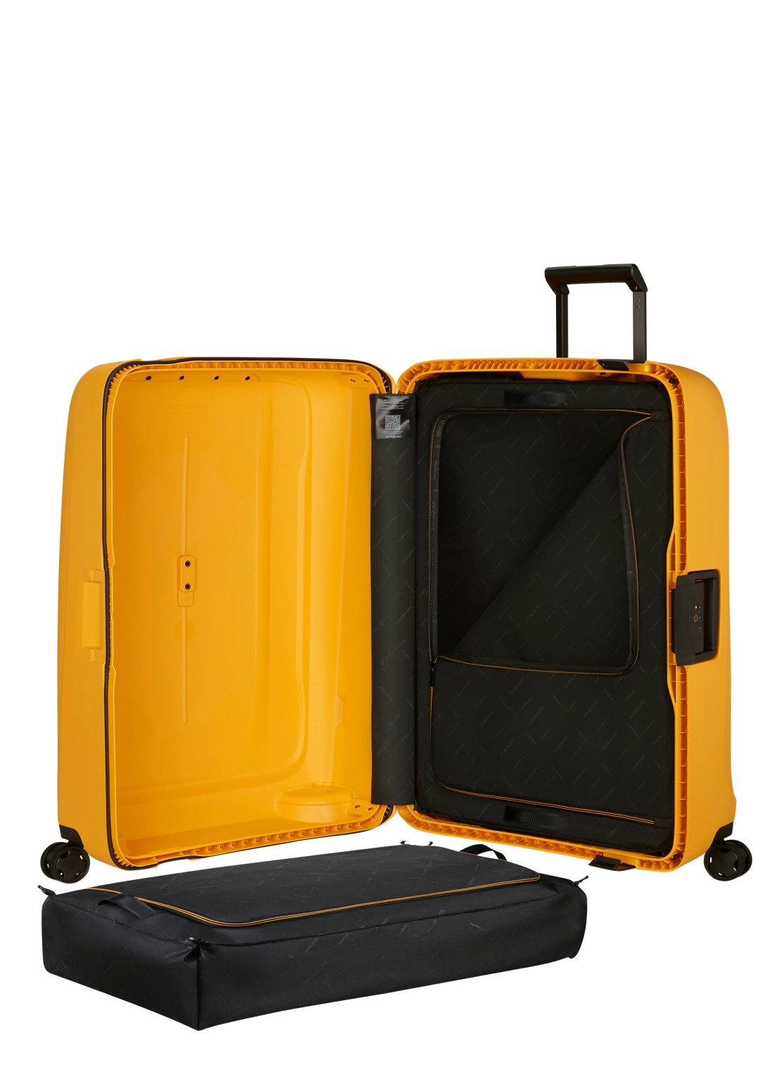 Samsonite Essens spinner 81 cm - voorkant 3 geel