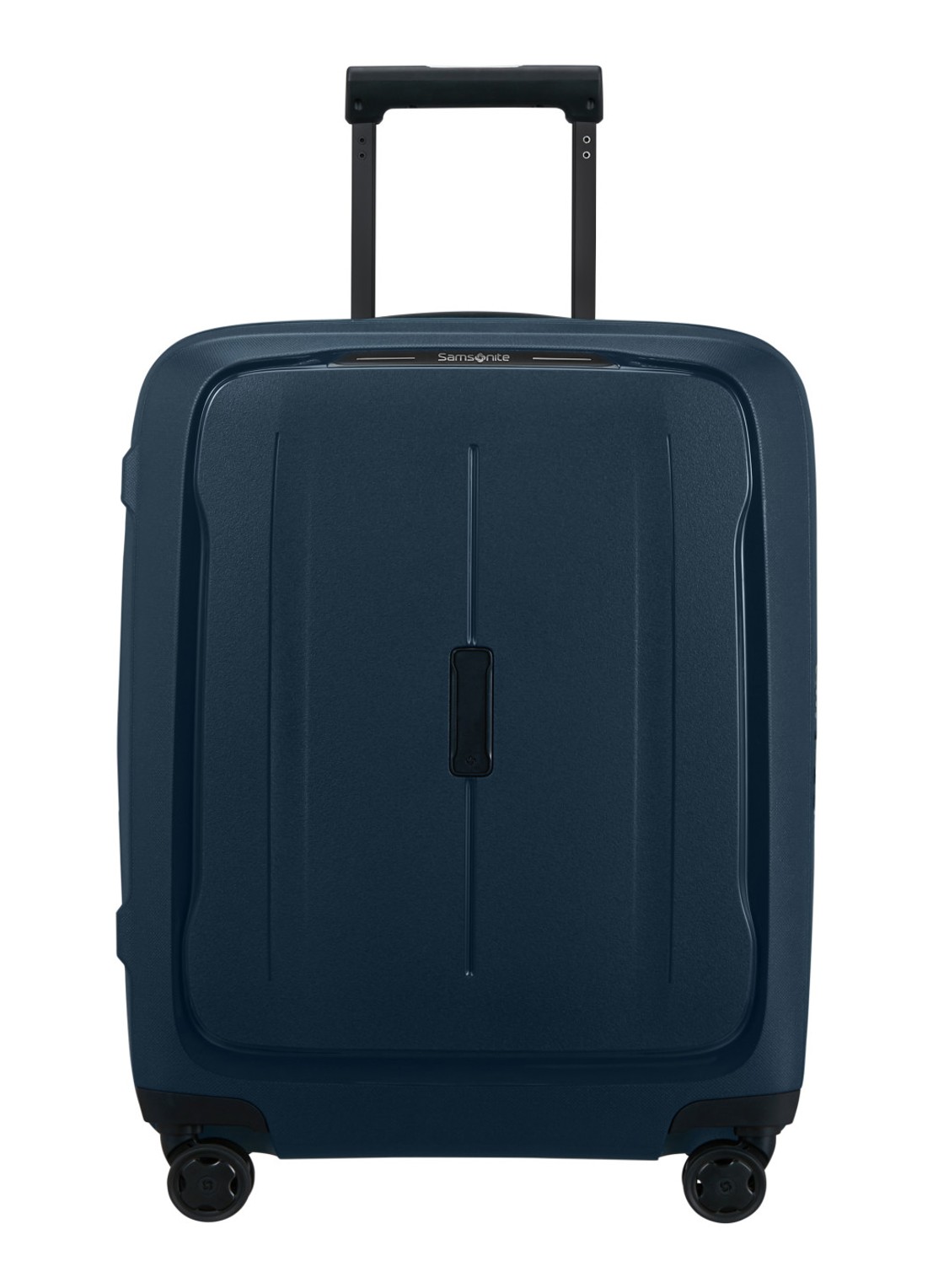 Samsonite Essens vergrootbare spinner 55 cm - voorkant donkerblauw