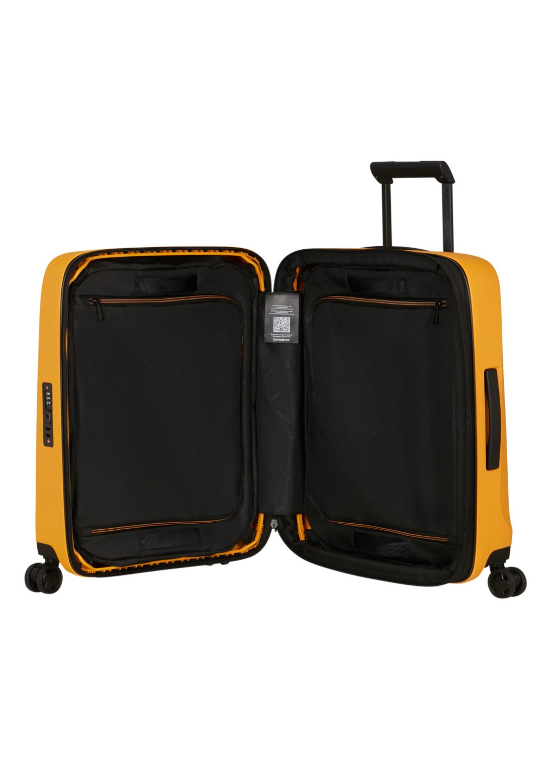 Samsonite Essens vergrootbare spinner 55 cm - achterkant geel
