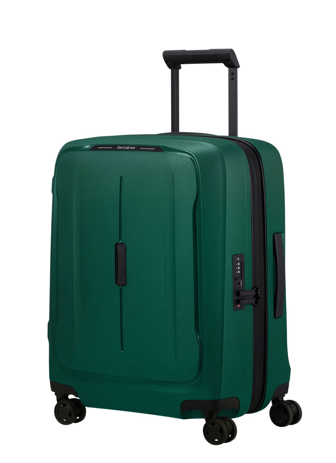 Samsonite Essens vergrootbare spinner 55 cm - voorkant 4 groen