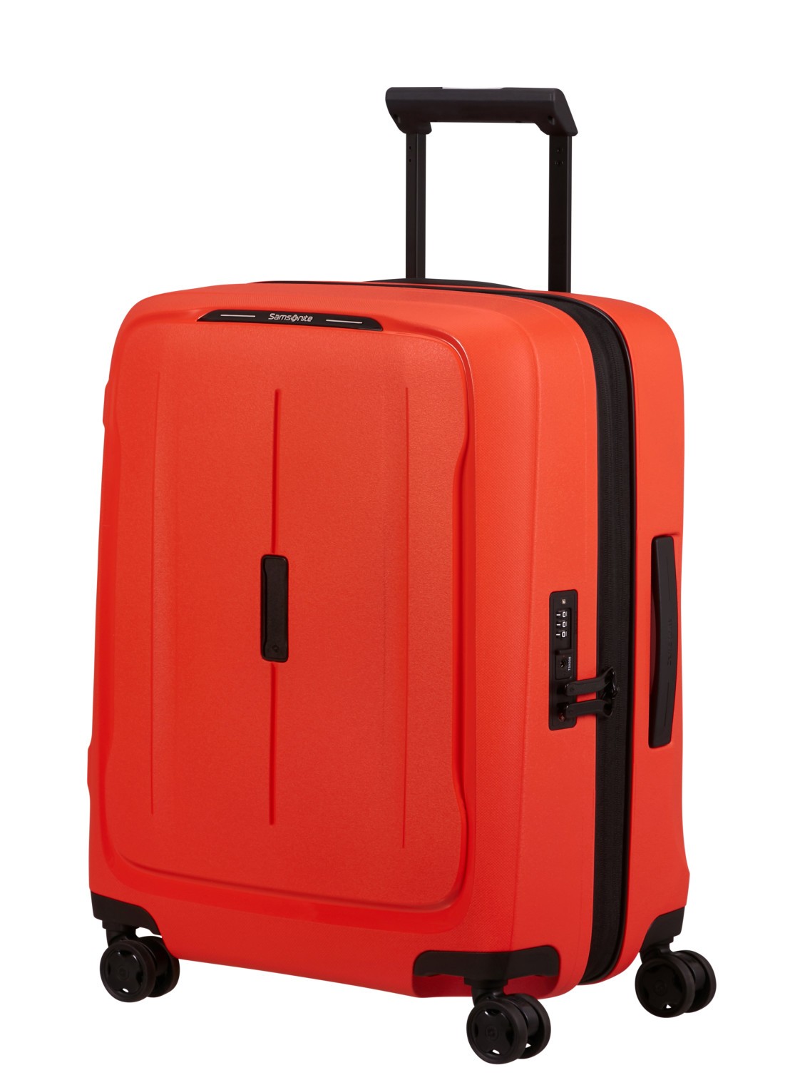 Samsonite Essens vergrootbare spinner 55 cm - voorkant 4 rood