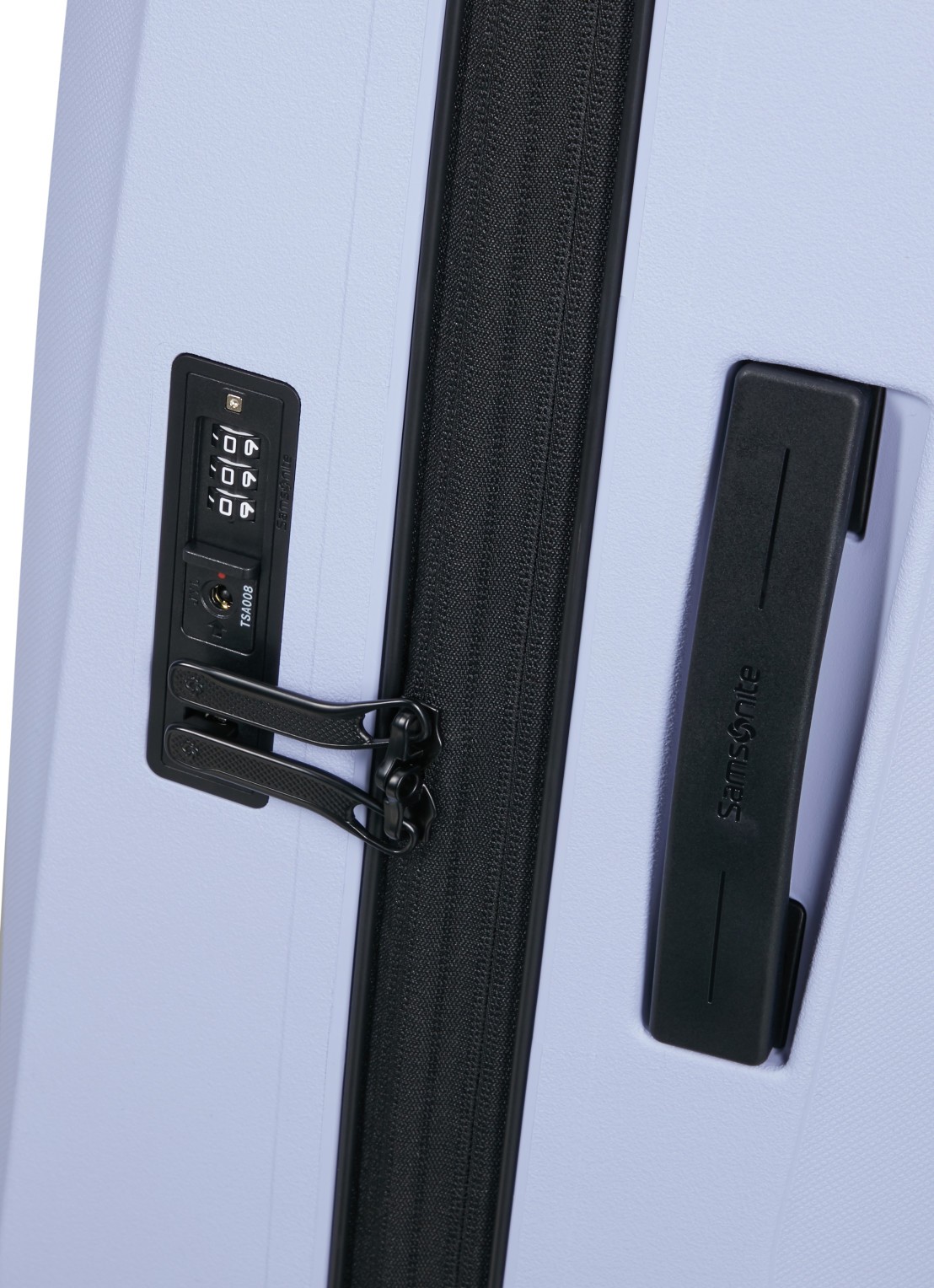 Samsonite Essens vergrootbare spinner 55 cm - detail lila