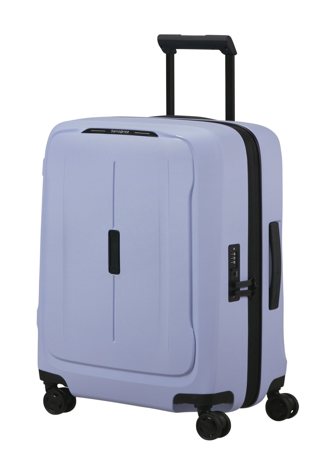 Samsonite Essens vergrootbare spinner 55 cm - voorkant 4 lila