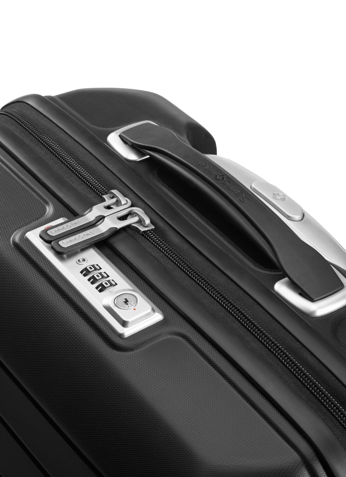 Samsonite Flux vergrootbare spinner 55 cm - detail 4 zwart