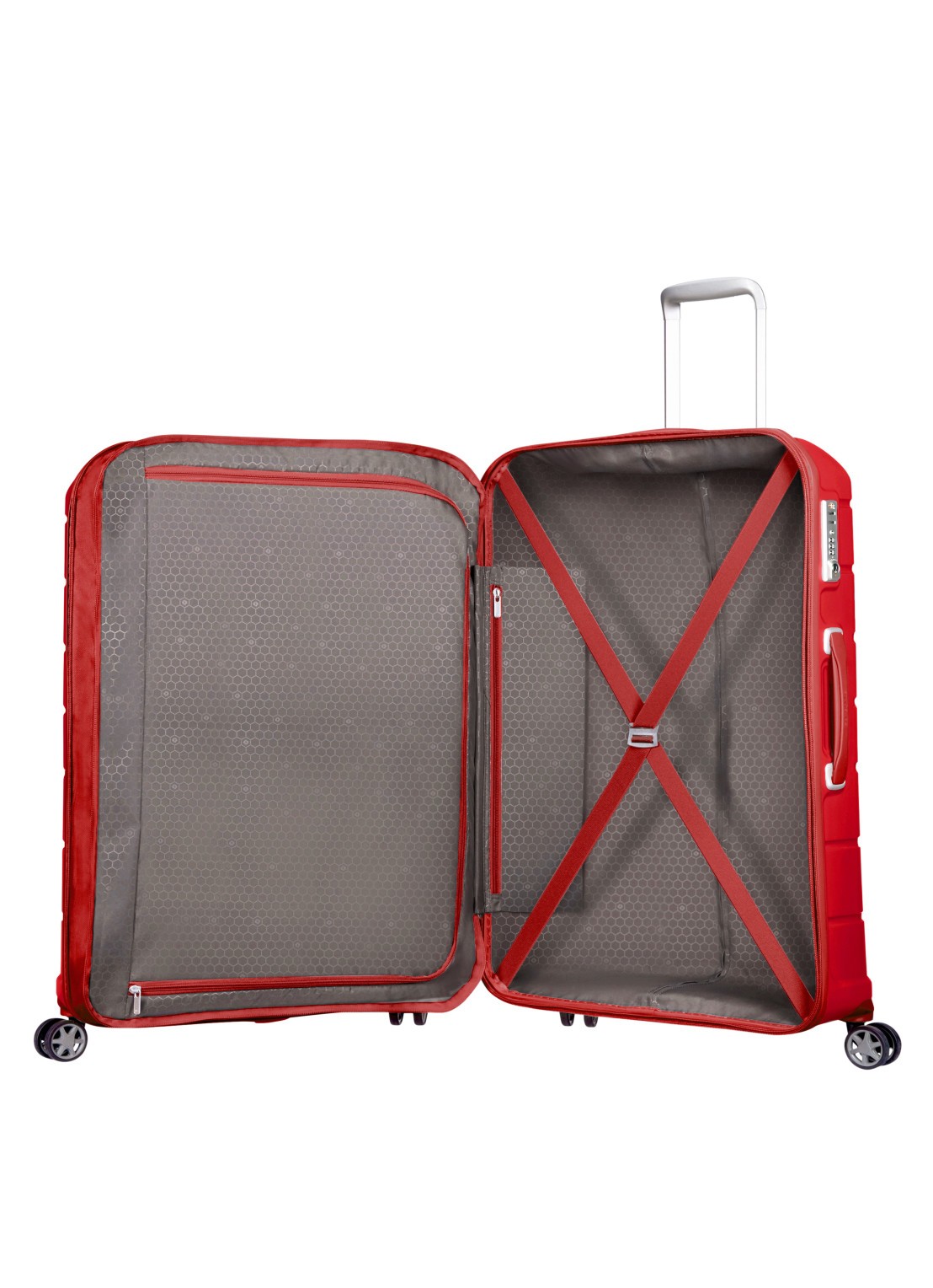 Samsonite Flux vergrootbare spinner 68 cm - detail 3 rood