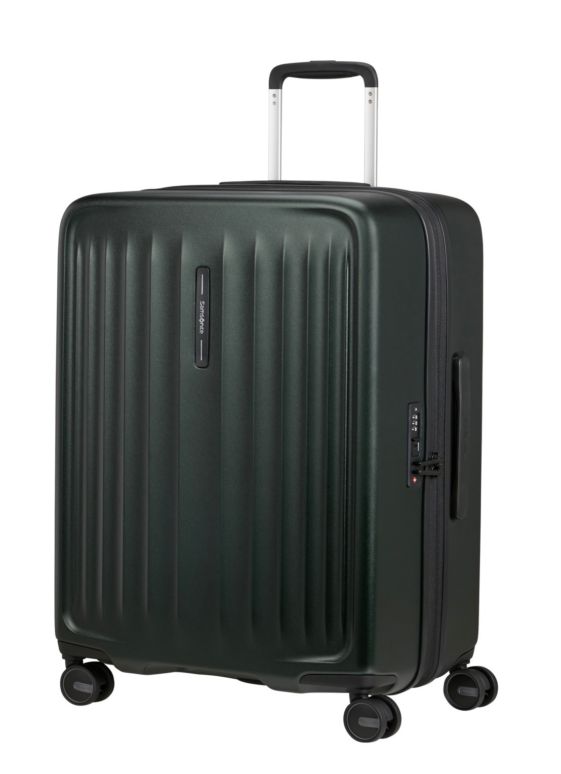 Samsonite Fyrm spinner 67 cm  - voorkant 3 groen