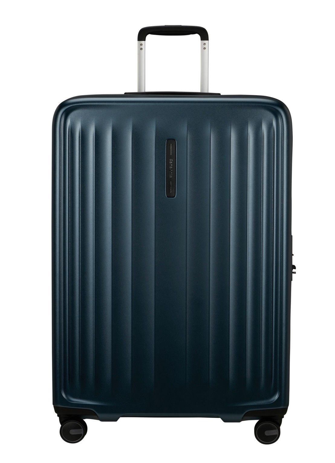 Samsonite Fyrm spinner 77 cm  - voorkant staalblauw