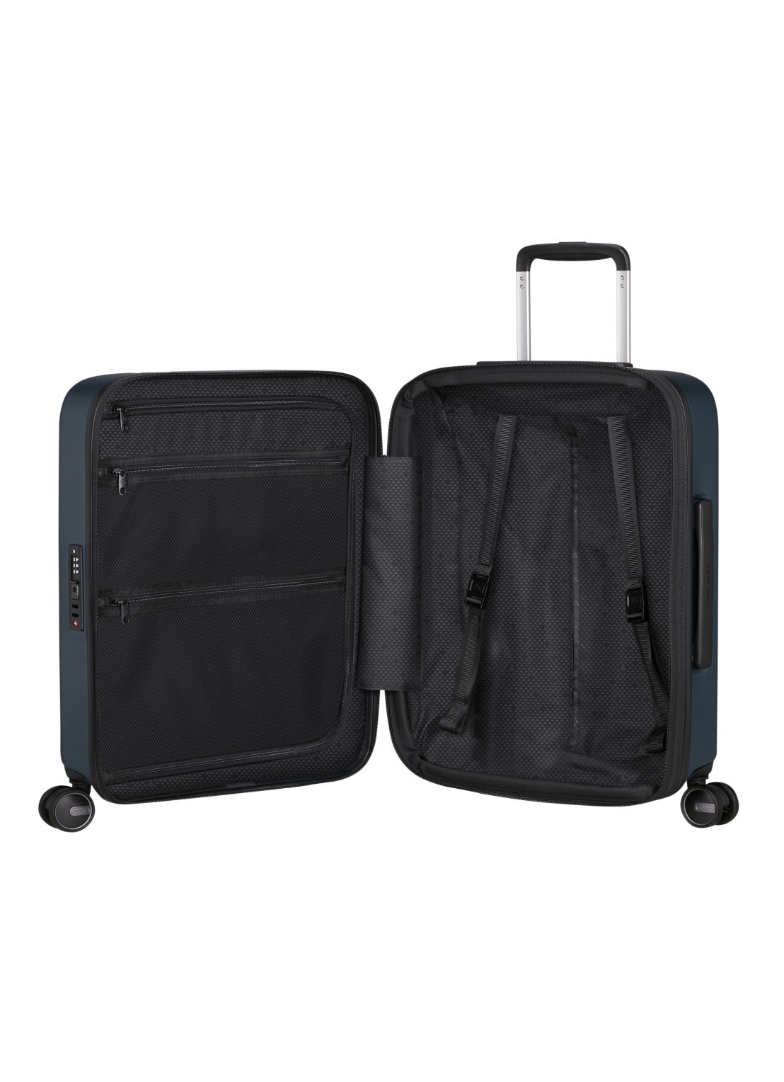 Samsonite Fyrm vergrootbare spinner 55 cm - detail staalblauw
