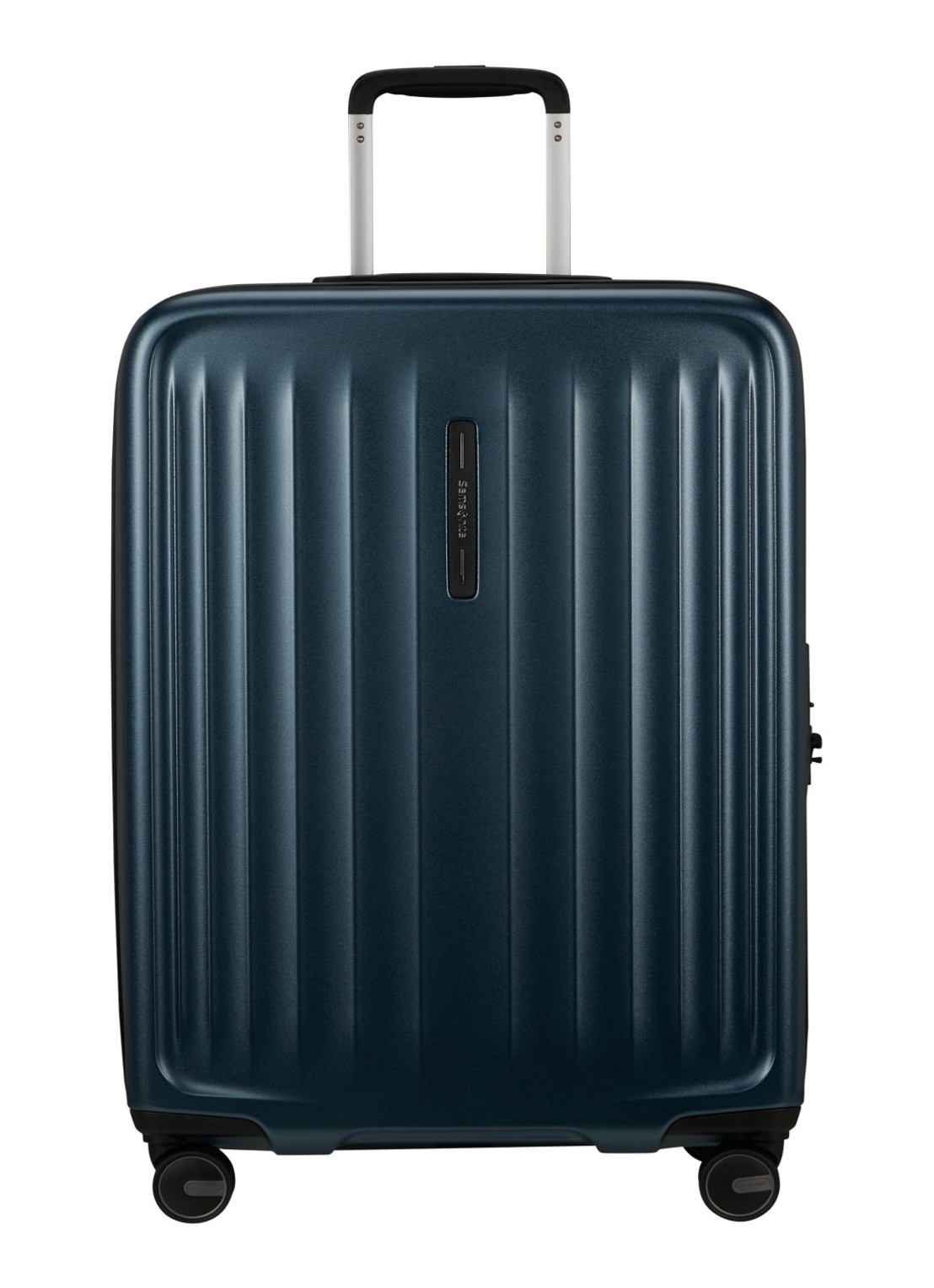 Samsonite Fyrm vergrootbare spinner 67 cm - voorkant 2 staalblauw