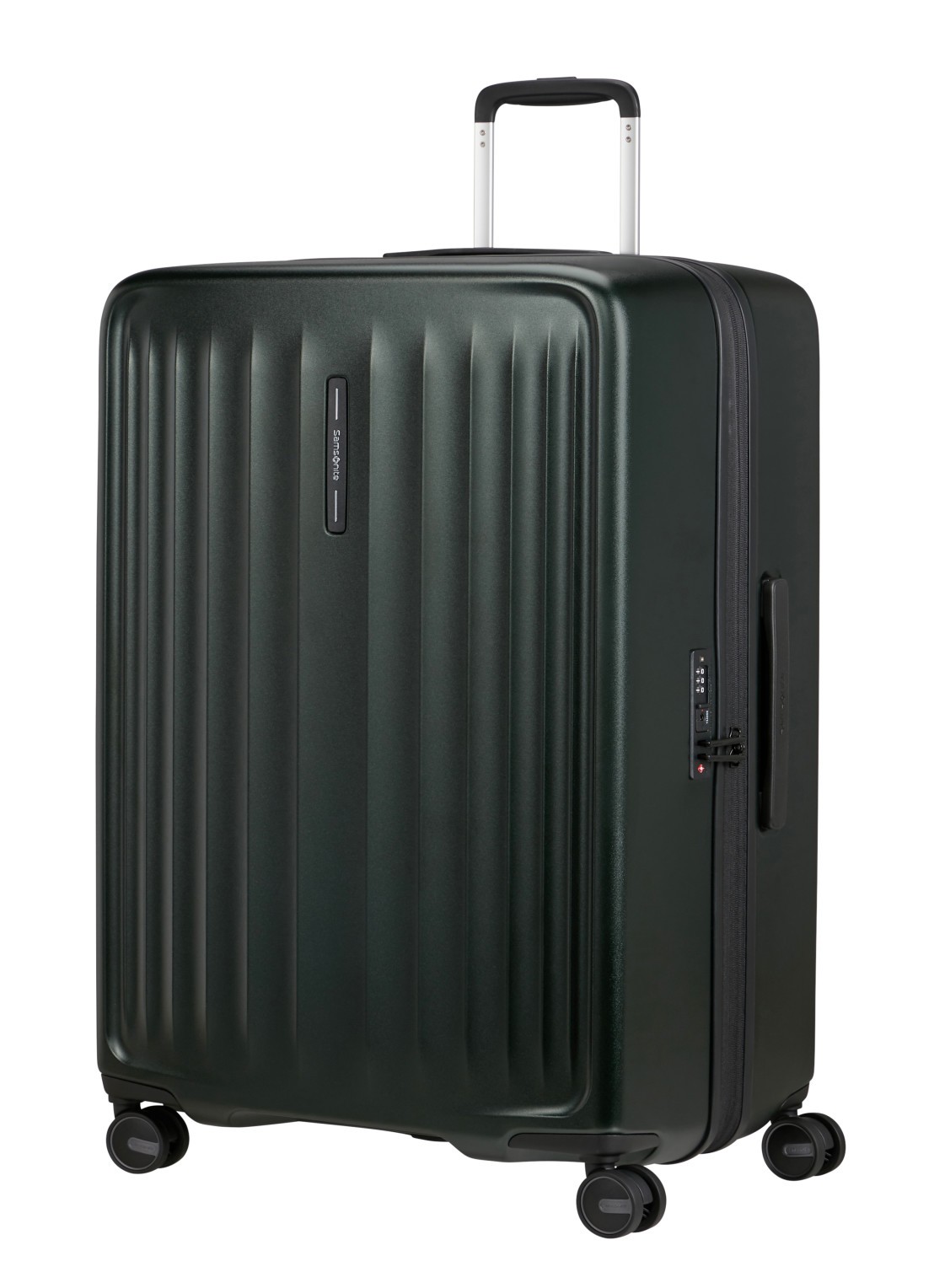 Samsonite Fyrm vergrootbare spinner 77 cm - voorkant 3 zwart