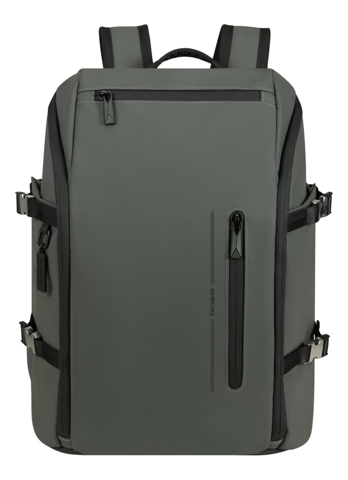 Samsonite Glam-Go rugzak met 14,1 inch laptopvak - voorkant 3 olijfgroen
