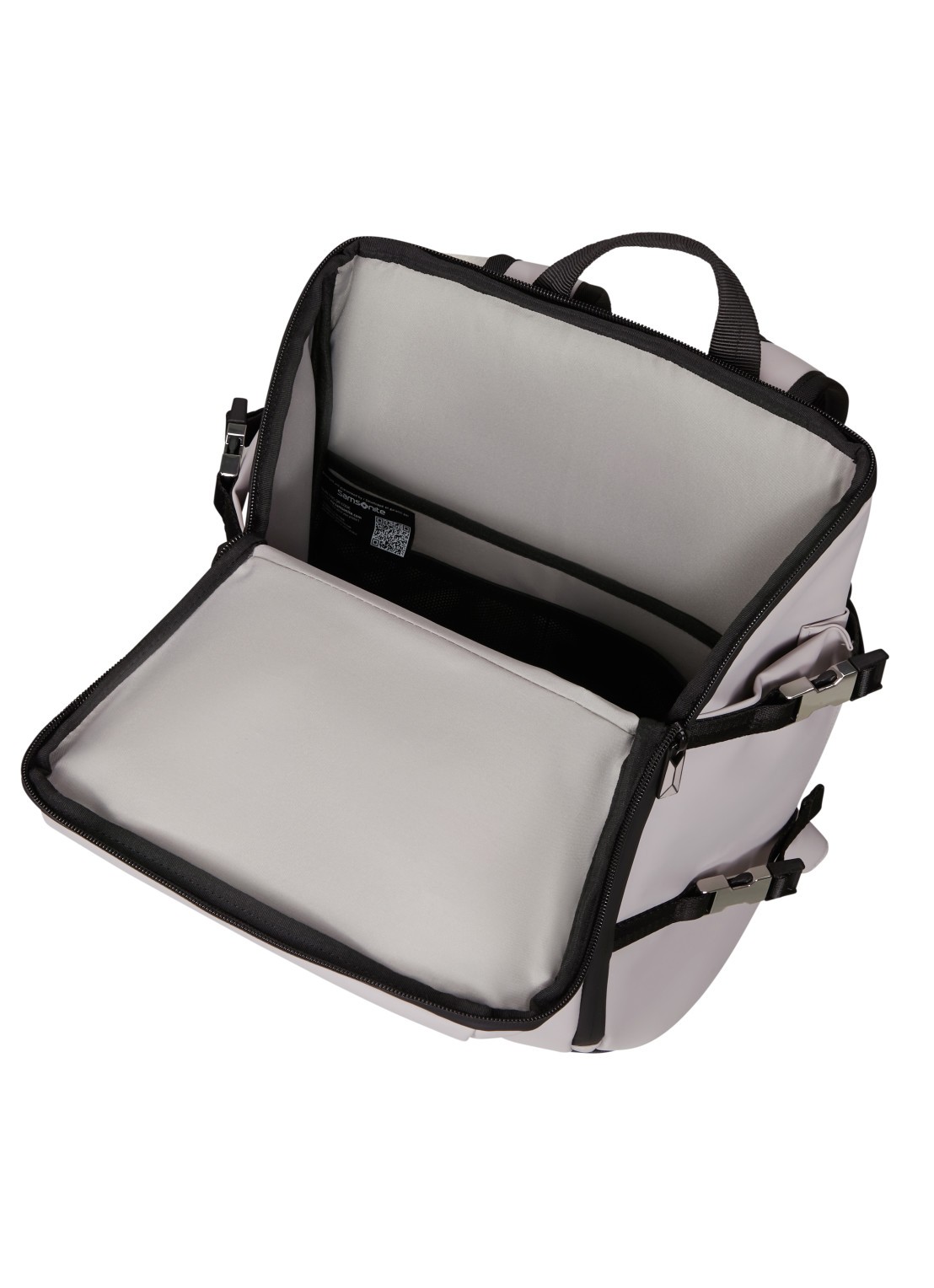 Samsonite Glam-Go rugzak met 14,1 inch laptopvak - achterkant 2 lichtroze