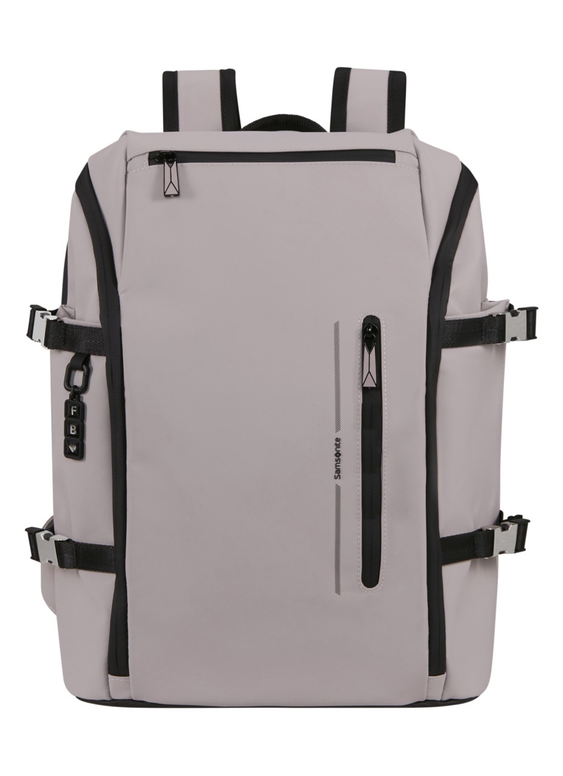Samsonite Glam-Go rugzak met 14,1 inch laptopvak - voorkant 3 lichtroze