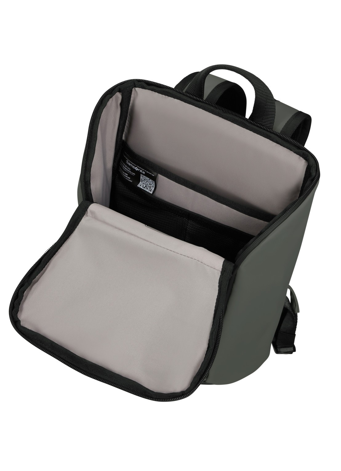 Samsonite Glam-Go rugzak - achterkant 4 olijfgroen