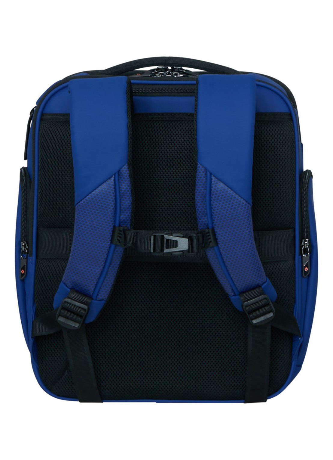 Samsonite Glazed S rugzak met 15 inch laptopvak - achterkant 3 kobaltblauw