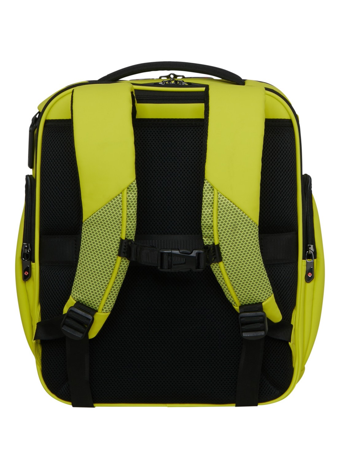 Samsonite Glazed S rugzak met 15 inch laptopvak - achterkant 3 lime