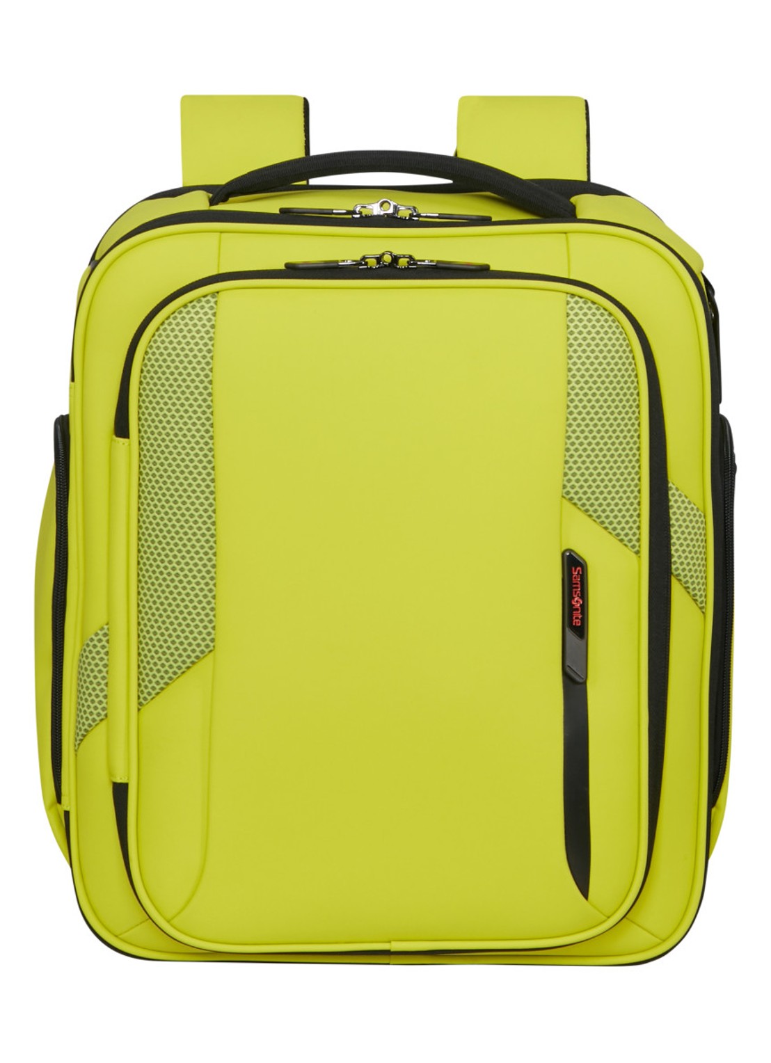 Samsonite Glazed S rugzak met 15 inch laptopvak - voorkant lime