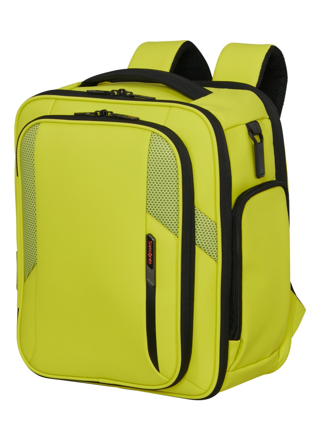 Samsonite Glazed S rugzak met 15 inch laptopvak - voorkant 2 lime