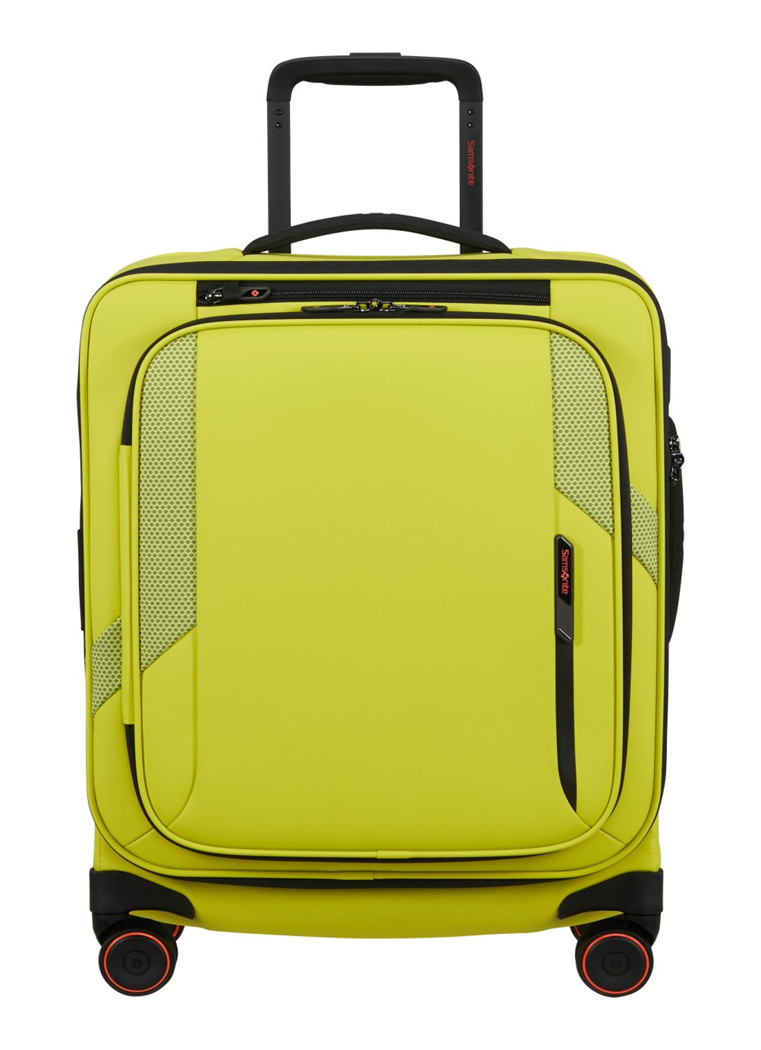 Samsonite Glazed vergrootbare spinner 55 cm - voorkant lime