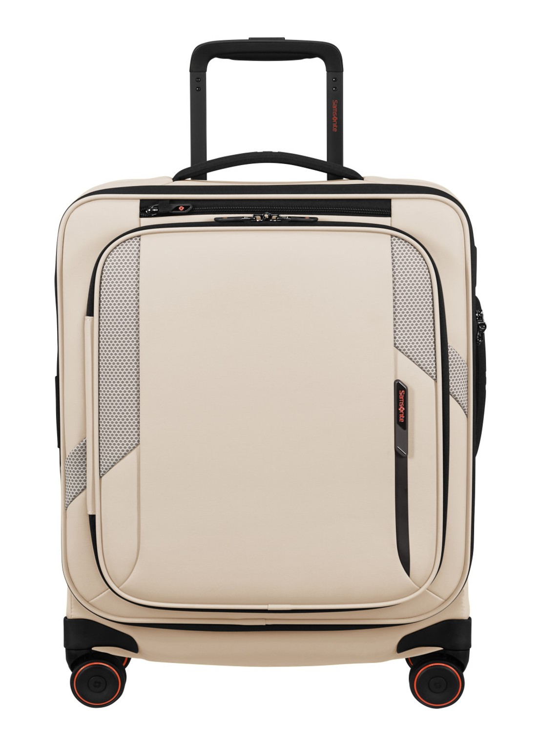 Samsonite Glazed vergrootbare spinner 55 cm - voorkant 4 zand