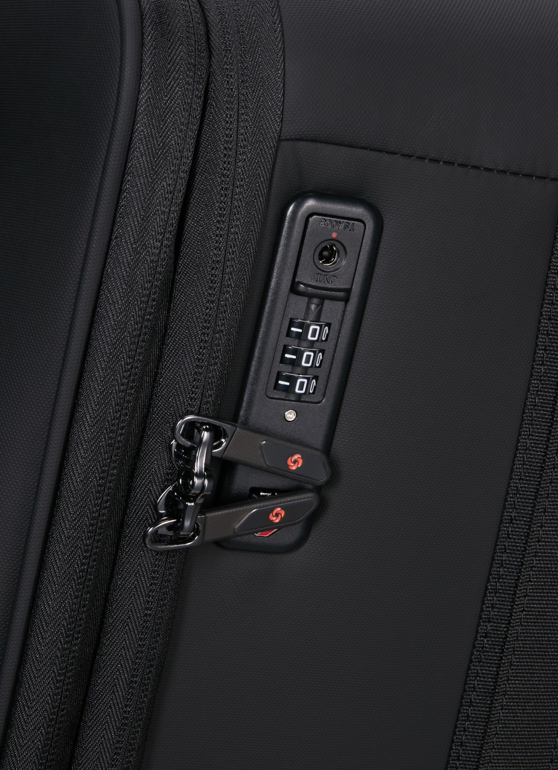 Samsonite Glazed vergrootbare spinner 67 cm - detail 2 zwart