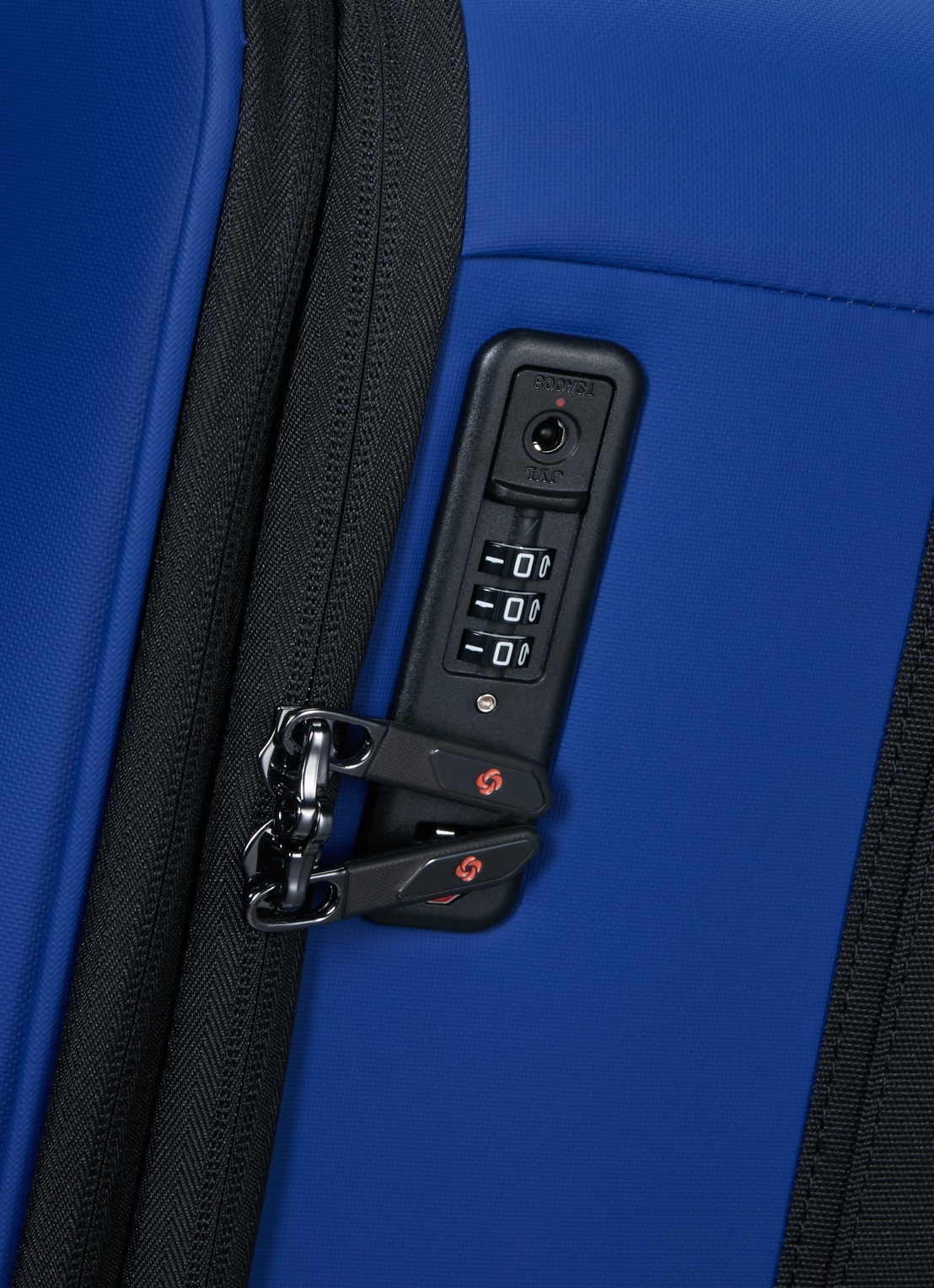 Samsonite Glazed vergrootbare spinner 67 cm - detail 3 kobaltblauw
