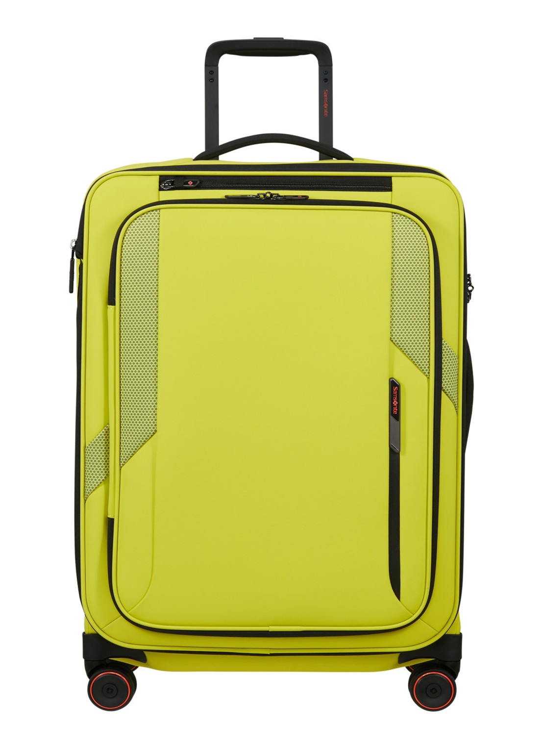 Samsonite Glazed vergrootbare spinner 67 cm - voorkant lime