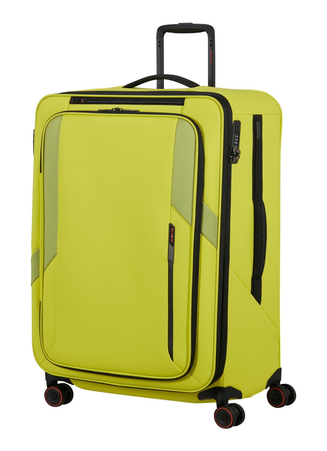 Samsonite Glazed vergrootbare spinner 78 cm - voorkant 2 lime