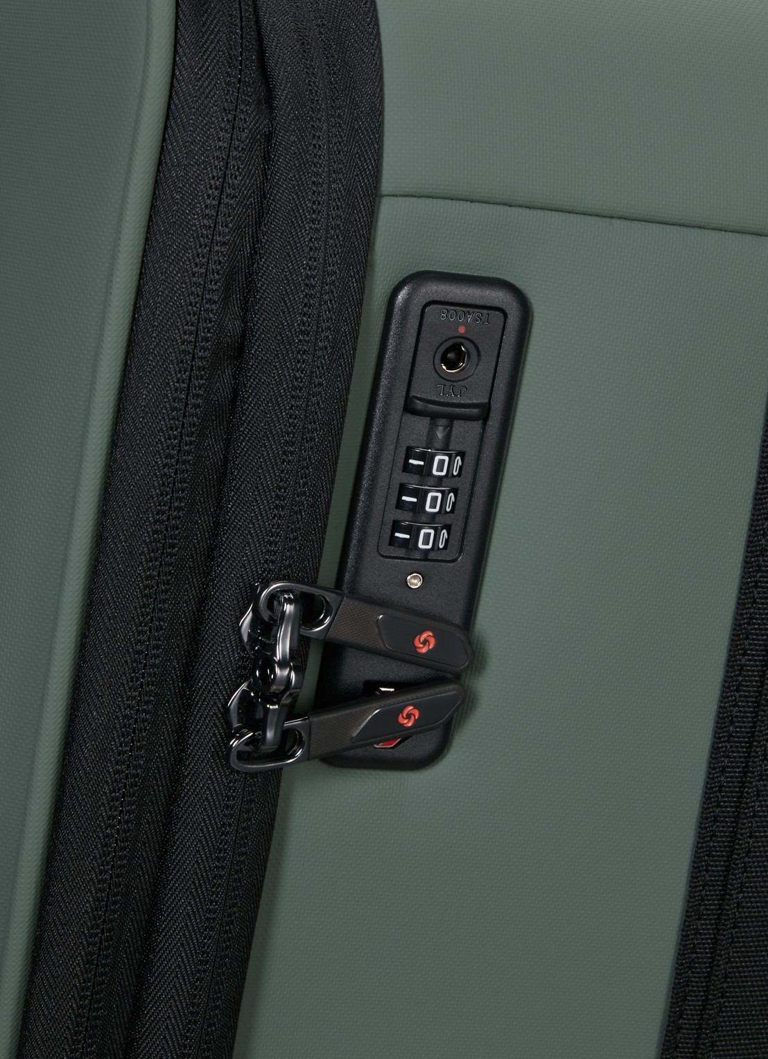 Samsonite Glazed vergrootbare spinner 78 cm - detail 3 mosgroen