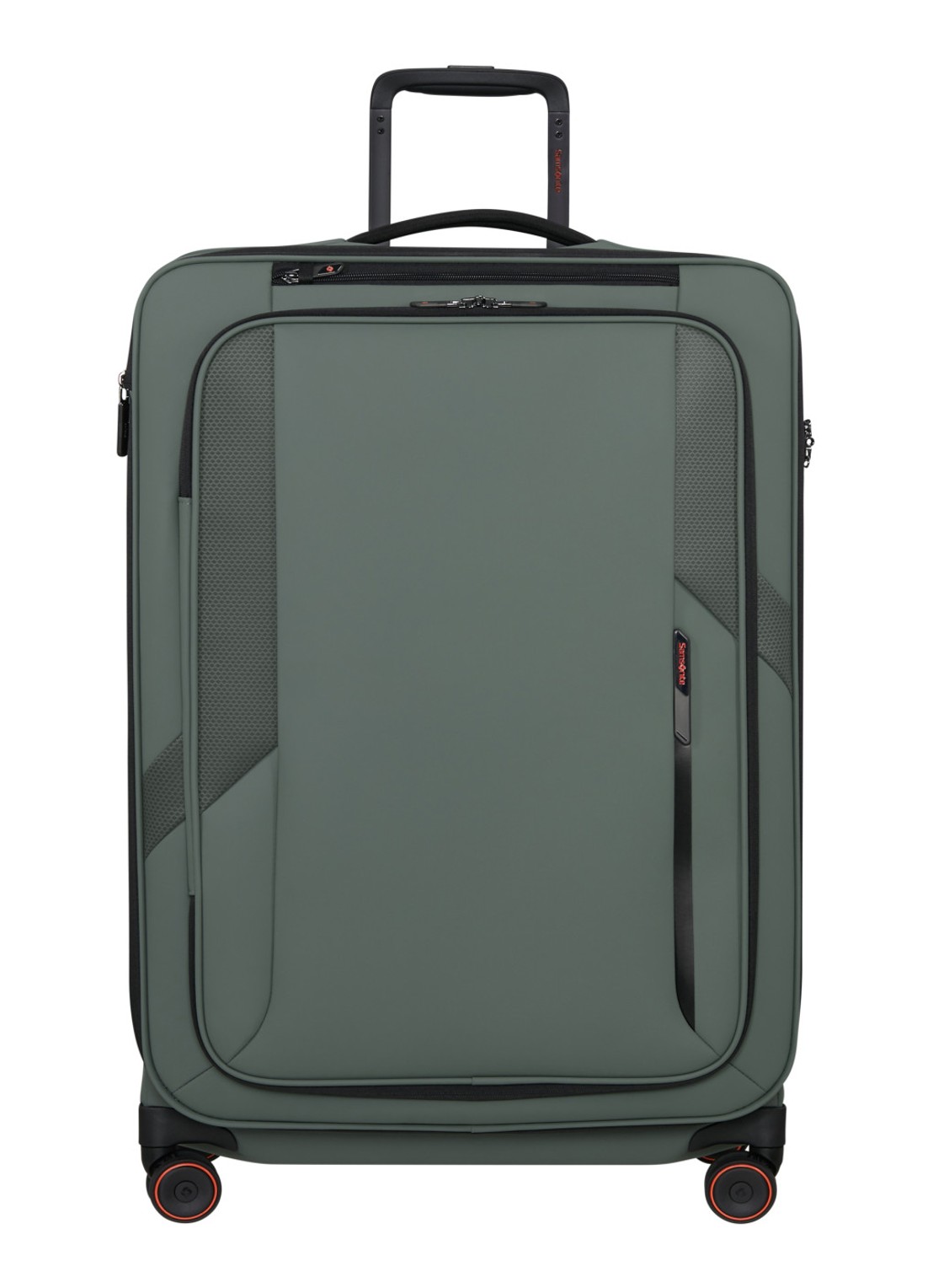 Samsonite Glazed vergrootbare spinner 78 cm - voorkant 4 mosgroen