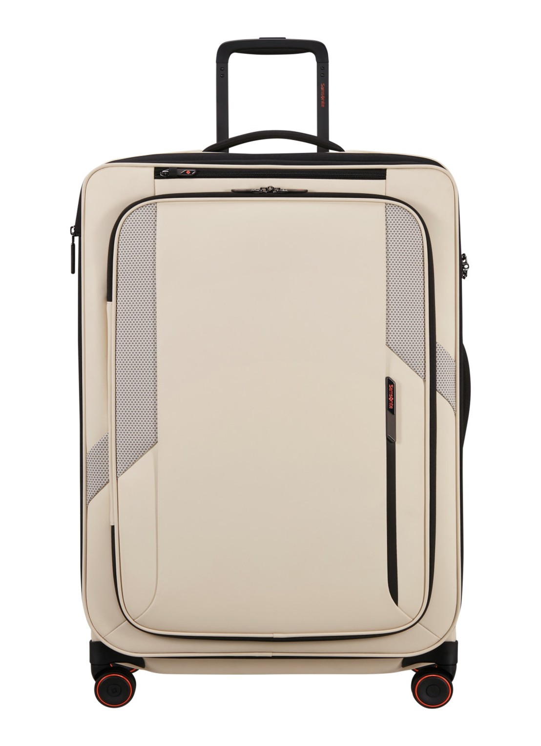 Samsonite Glazed vergrootbare spinner 78 cm - voorkant 4 zand