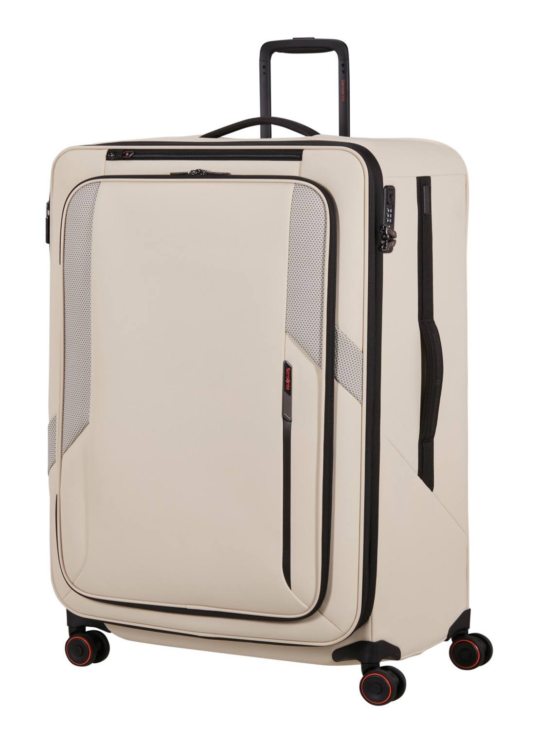 Samsonite Glazed vergrootbare spinner 84 cm - voorkant 2 zand