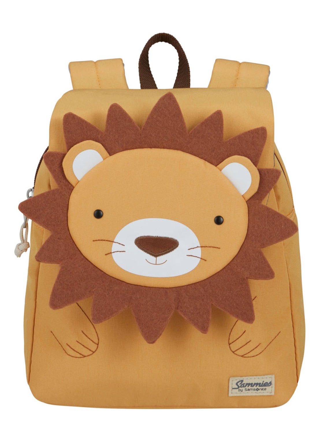 Samsonite Happy Sammies  Lion Lester S rugzak met print - voorkant lichtoranje