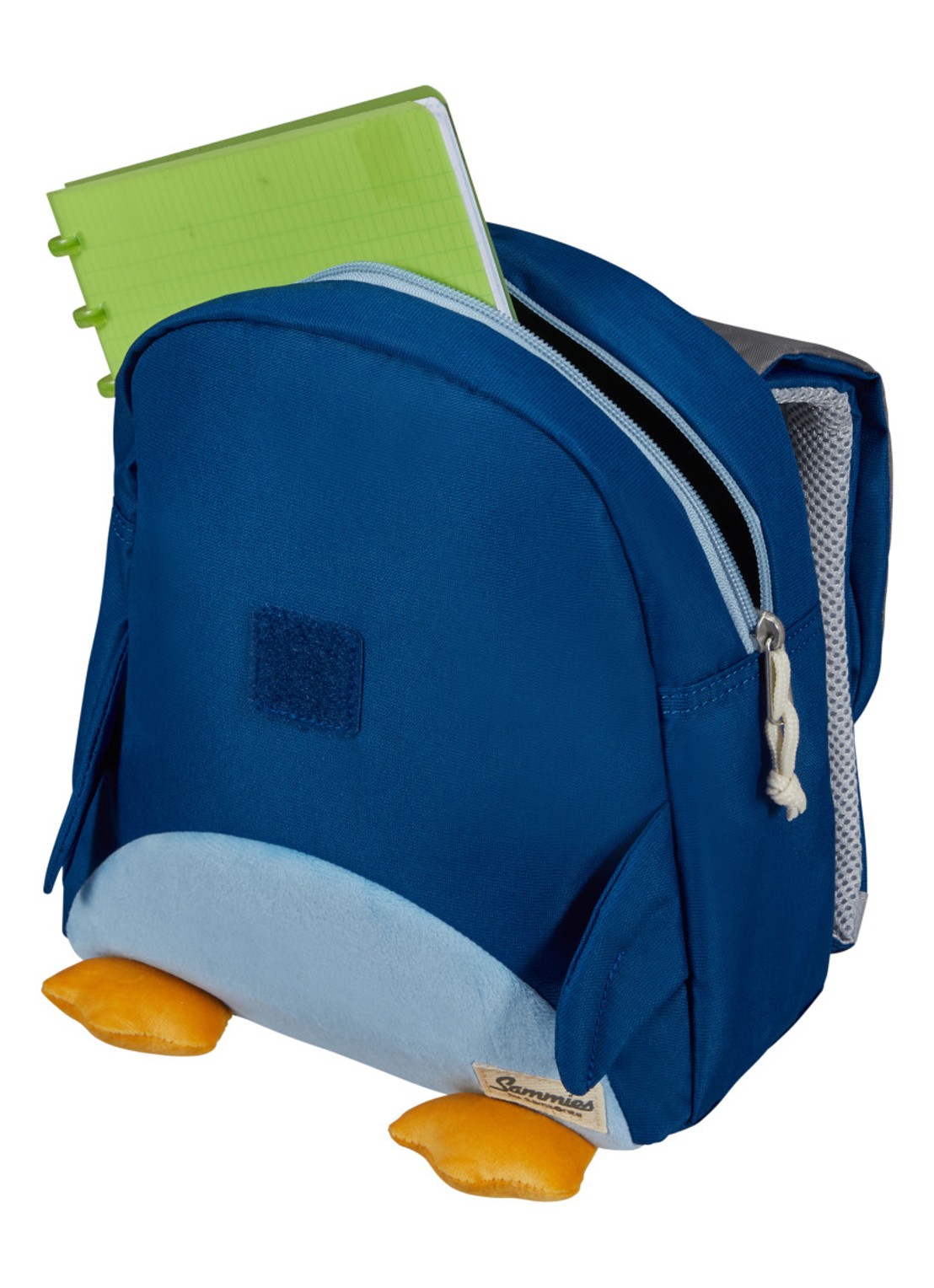 Samsonite Happy Sammies  Penguin Peter S rugzak met print - detail blauw