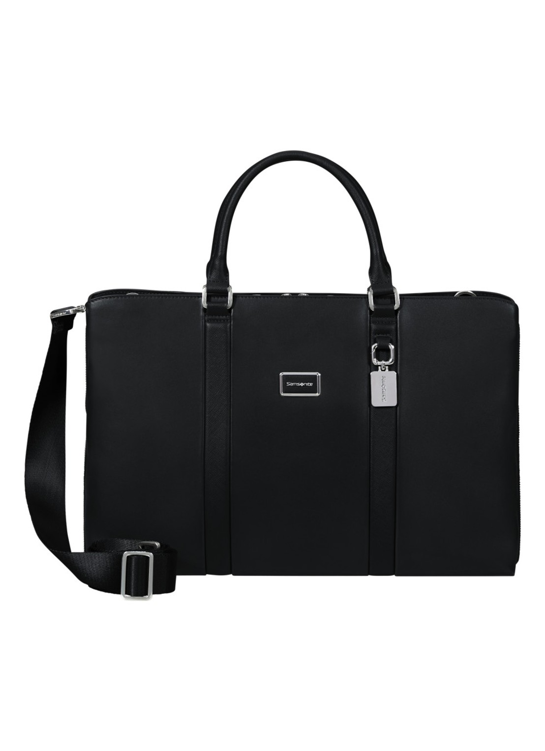 Samsonite Image Biz laptoptas met 15.6 inch laptopvak - voorkant zwart