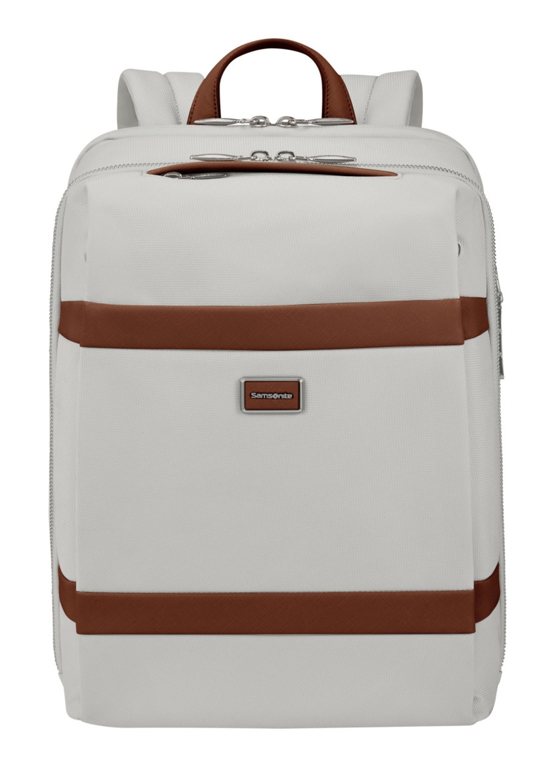 Samsonite Image Biz rugzak met 14.1 inch laptopvak - voorkant 3 ivory
