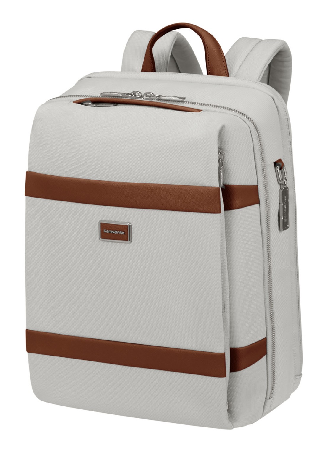 Samsonite Image Biz rugzak met 14.1 inch laptopvak - voorkant 4 ivory