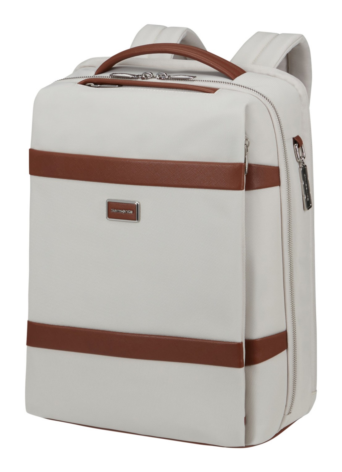 Samsonite Image Biz rugzak met 15.6 inch laptopvak - voorkant 4 ivory