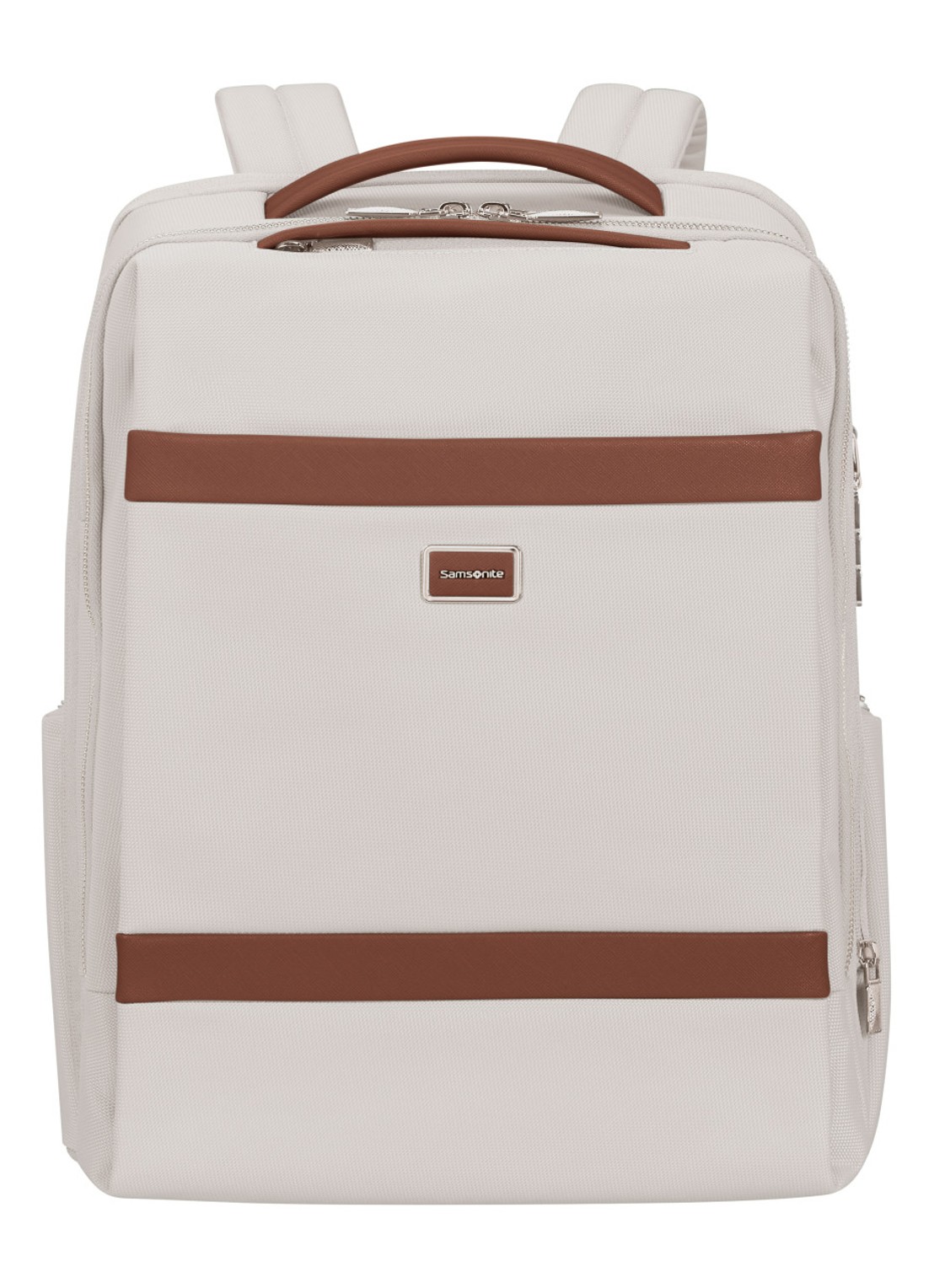 Samsonite Image Biz rugzak - voorkant 2 ivoor