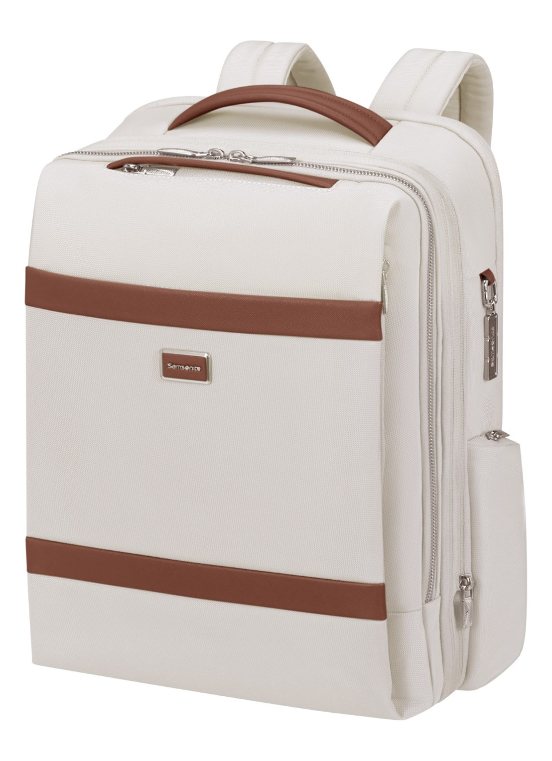 Samsonite Image Biz rugzak - voorkant 3 ivoor
